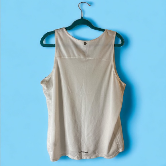 Nike Womens Miler White Running Fitness Work Out Tank Top Athletic EUC - Picture 8 of 8